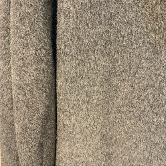 Talbots Bow Neck Wool Alpaca Midi Length Coat Cape Wrap Front - Picture 11 of 16